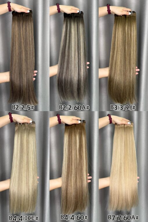 Hand Tied Weft (Highlighted Color Collection)